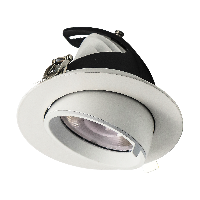 Led Banaanspot 20 watt | Led Downlight 20 watt kantelbaar | White Switch | Zaagmaat Ø120 - Outledtl.nl